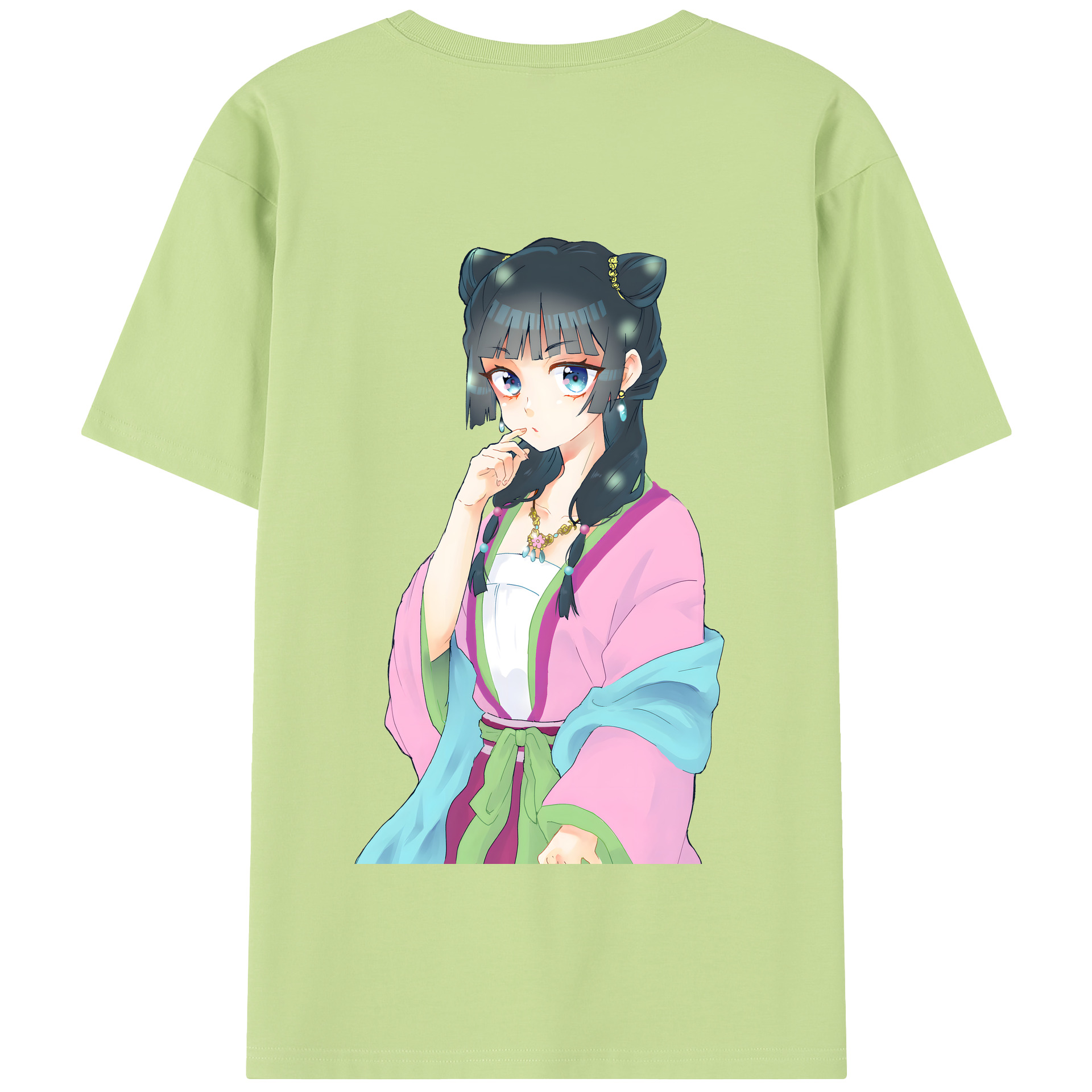 （画像用） 薬屋のひとりごと The Apothecary Diaries 綿100％半袖Tシャツ（背面プリント）